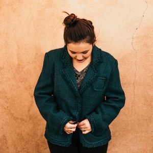 Deep Teal - Stitch Jacket